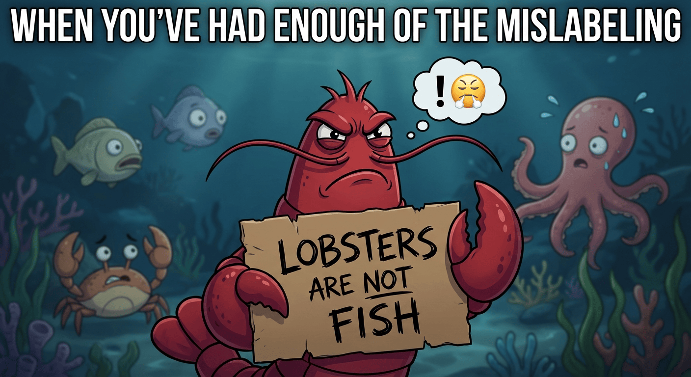 Lobsters are NOT fish