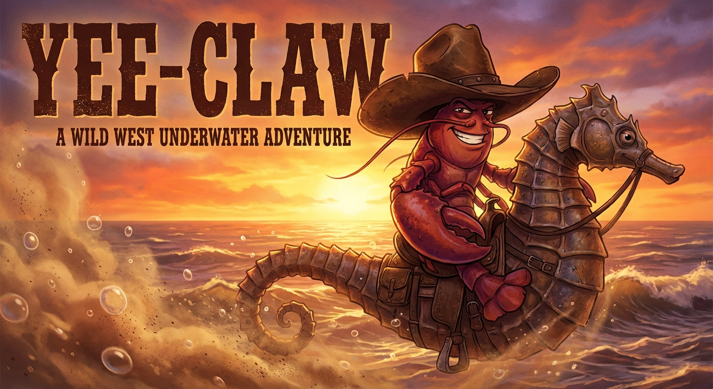 Yee-Claw cowboy lobster